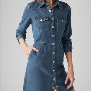Levi's Classic Otto Western Denim Dress